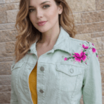 Teksatagi käsitöö tikandiga suurus M