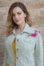 Teksatagi käsitöö tikandiga suurus M