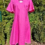 Linane tikandiga kleit