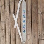 Naturaalne linane käsitsi tikitud vöö - Image 2