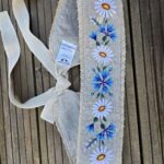 Naturaalne linane käsitöötikandiga seotav vöö