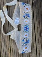 Naturaalne linane käsitöötikandiga seotav vöö