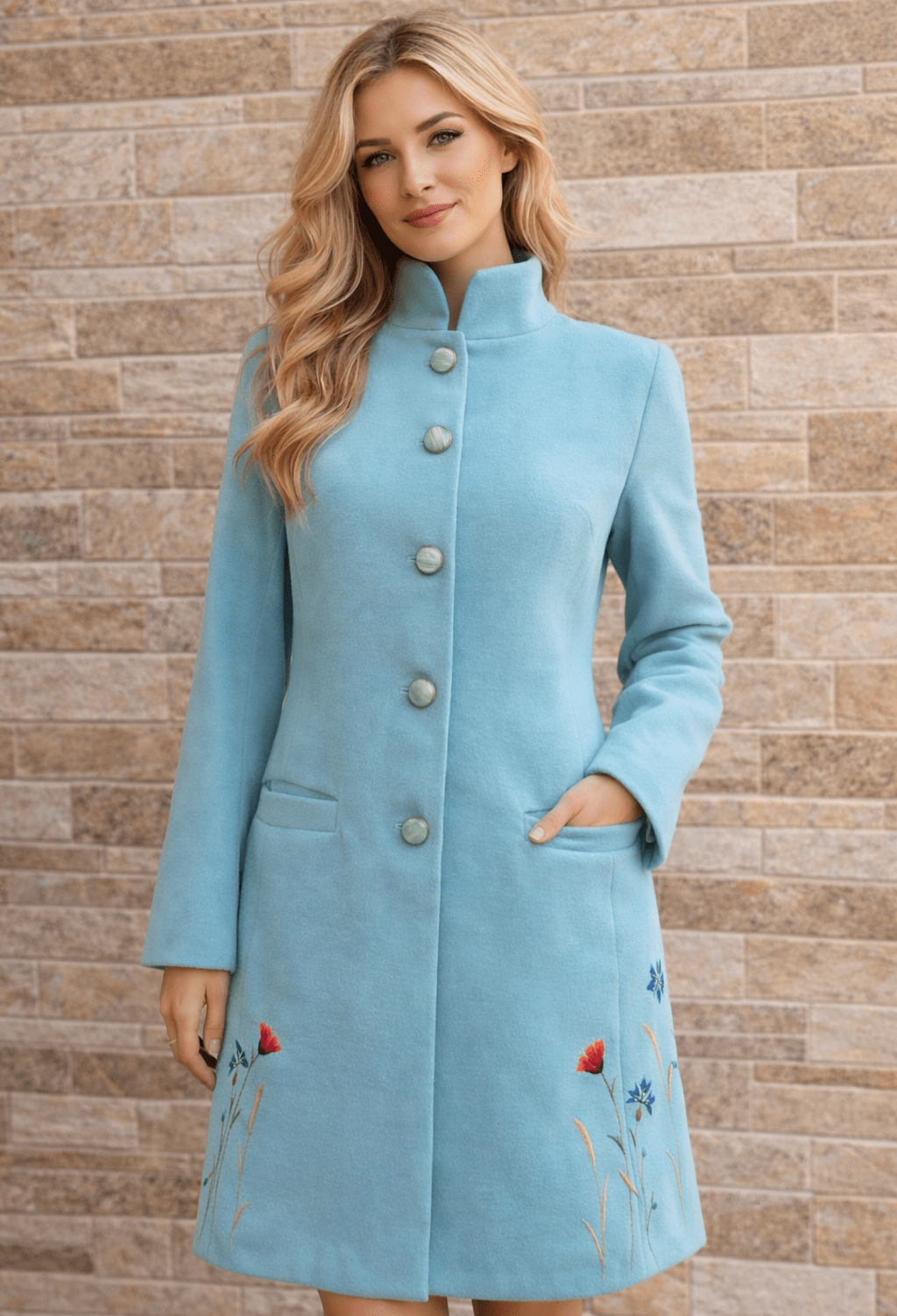 file_00000000fcc0720a830bf8e1a5a01de7 Mündiroheline villane käsitöötikandiga jakk suurus M-L - Image 1