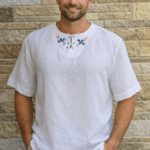 Valge linane meeste suurusele L