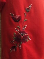 Punane trikotaašist kleit suurus S - Image 3