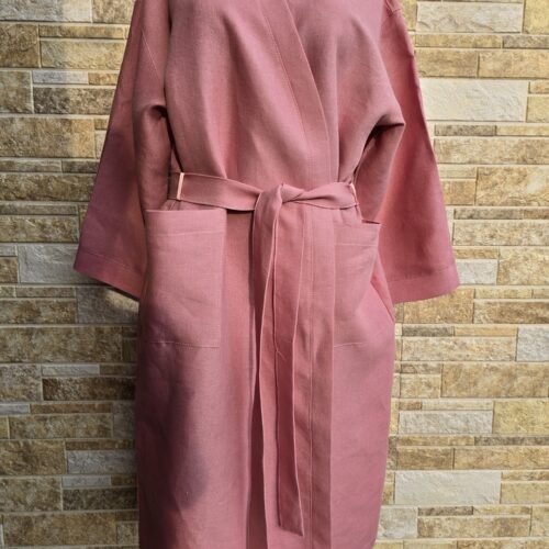 Roosa linane kimono M-XL