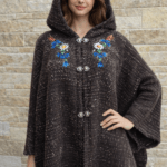 Villane kapuutsiga ja käsitöötikanditega keep suurustele L-XXL