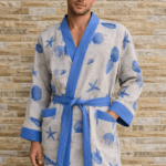 Linane meeste kimono merekarbi mustriga L-XL